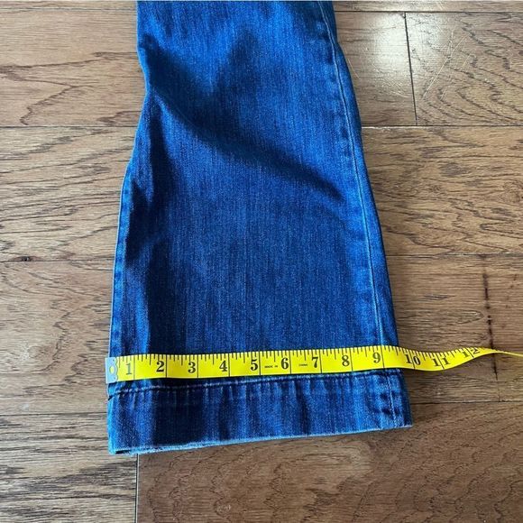 Sezane Flare Denim Jeans 1973 Brut Size 29 Dark Wash - Picture 9 of 12